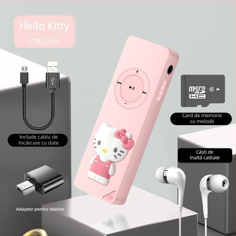 Mini MP3/MP4 player – Player portabil în stil Walkman pentru studenți