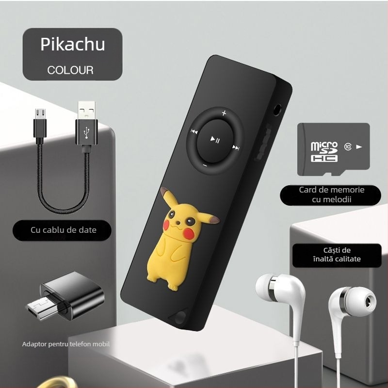 Mini MP3/MP4 player – Player portabil în stil Walkman pentru studenți