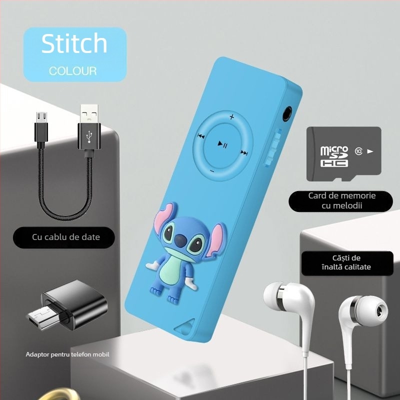 Mini MP3/MP4 player – Player portabil în stil Walkman pentru studenți