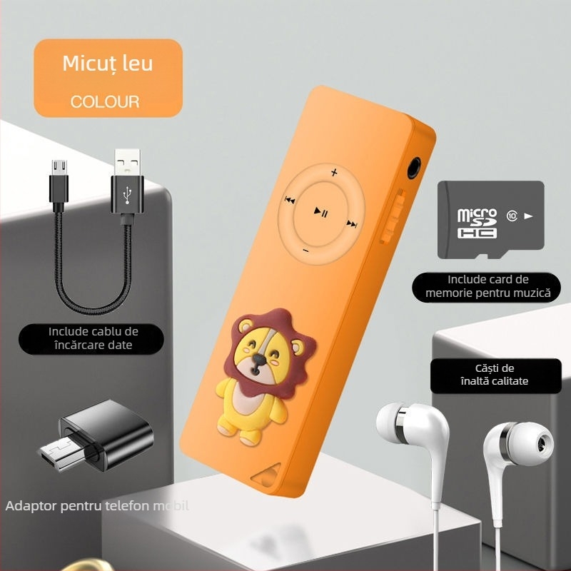 Mini MP3/MP4 player – Player portabil în stil Walkman pentru studenți