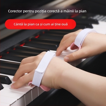 Dispozitiv de corecție a mâinii pentru pian – minge de antrenament pentru degete, ABS