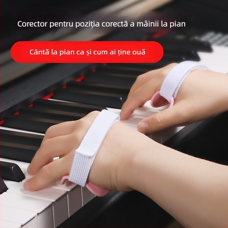 Dispozitiv de corecție a mâinii pentru pian – minge de antrenament pentru degete, ABS