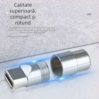 Xangsane XS-T1031 Cablu de date cu interfețe USB/Lightning/Type-C PD, carcasă metalică