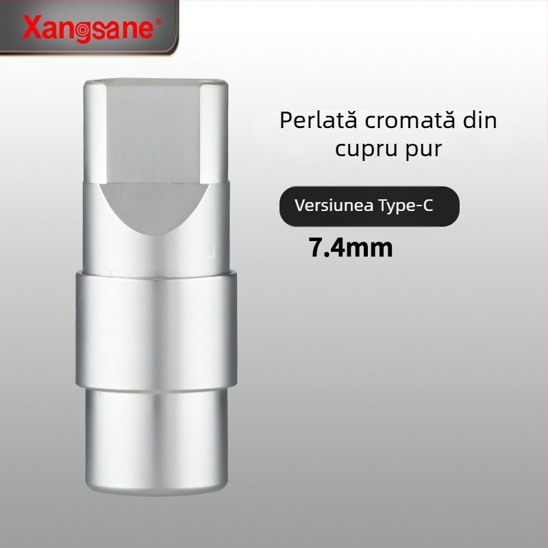 Xangsane XS-T1031 Cablu de date cu interfețe USB/Lightning/Type-C PD, carcasă metalică