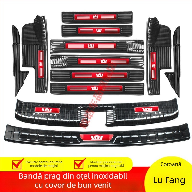 Placă de prag pentru Toyota Crown Lu Fang și Highlander, 2022–2024