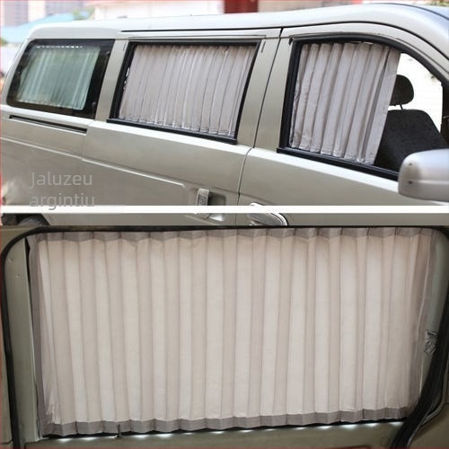 Perdea pentru geam lateral auto pentru furgoneta Wuling Rongguang S, protecție solară, izolație termică, șină cu două canale