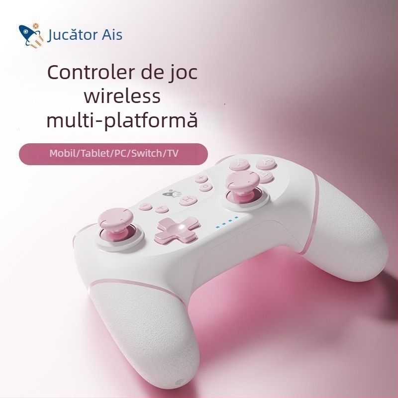 Controler joystick wireless pentru PC, interfață Type-C, conexiune fără fir, periferie de gaming pentru începători