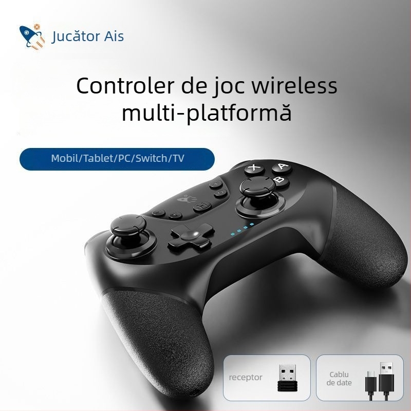 Controler joystick wireless pentru PC, interfață Type-C, conexiune fără fir, periferie de gaming pentru începători