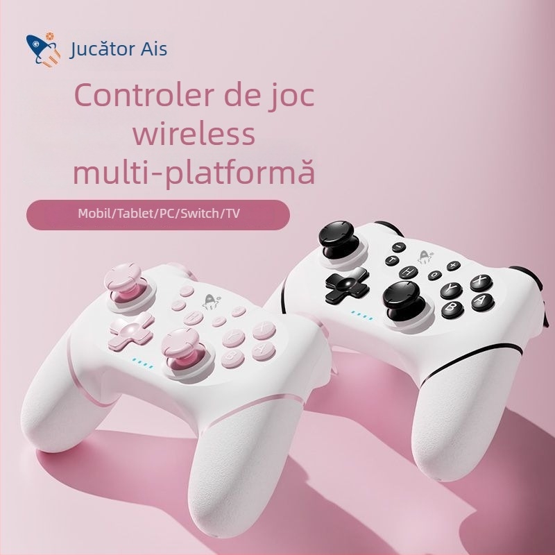 Controler joystick wireless pentru PC, interfață Type-C, conexiune fără fir, periferie de gaming pentru începători