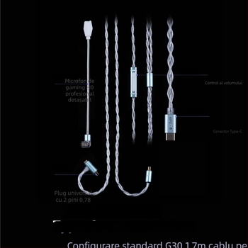 Epz Upgrade Line cablu audio, placat cu argint, pentru dispozitive digitale