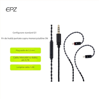 Epz Upgrade Line cablu audio, placat cu argint, pentru dispozitive digitale