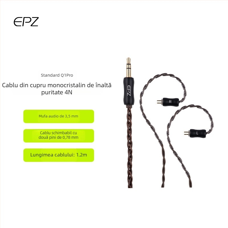 Epz Upgrade Line cablu audio, placat cu argint, pentru dispozitive digitale