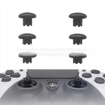 Cap de joystick, înlocuire tip split cu vârf de ciupercă mărit, pentru PS4/PS5/PS5 EDGE, material PC-ABS, ambalaj inclus, îmbunătățește experiența de joc