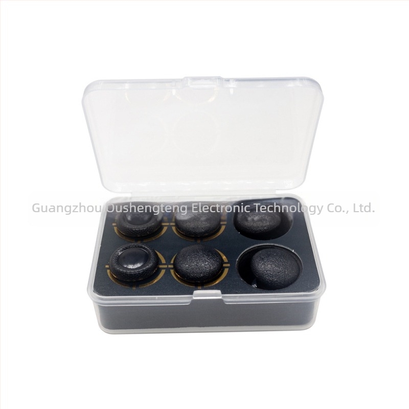 Cap de joystick, înlocuire tip split cu vârf de ciupercă mărit, pentru PS4/PS5/PS5 EDGE, material PC-ABS, ambalaj inclus, îmbunătățește experiența de joc