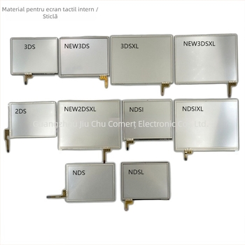Touch Screen pentru seria 3DS - Compatibil cu 3DS, New 3DS, New 3DS XL, 2DS, NDSi, NDSL (Panou de înlocuire din plastic, Versiune simplificată)