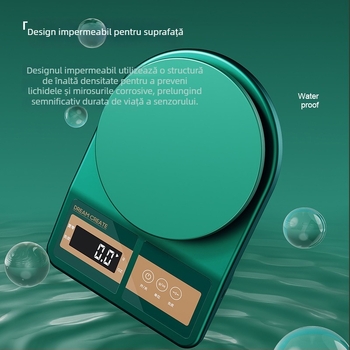 KO6M cântar electronic de bucătărie, precizie de 0,01 g pentru cântărirea alimentelor, utilizare casnică