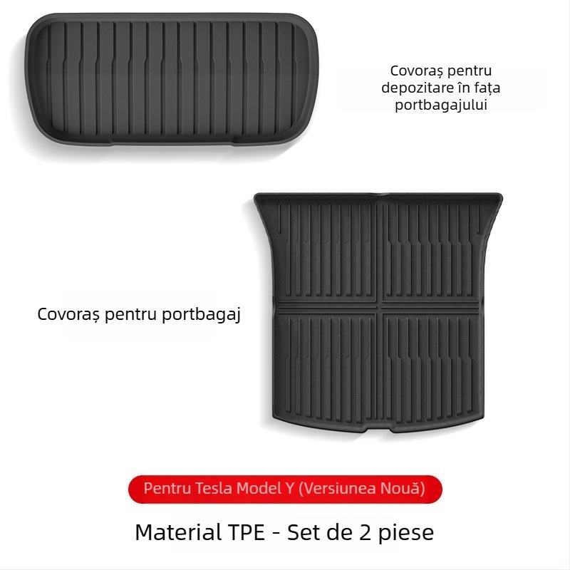 Covoraș portbagaj față pentru Tesla Model 3/Y – acoperire completă, TPE, Grad 92, Guangzhou Mingshi