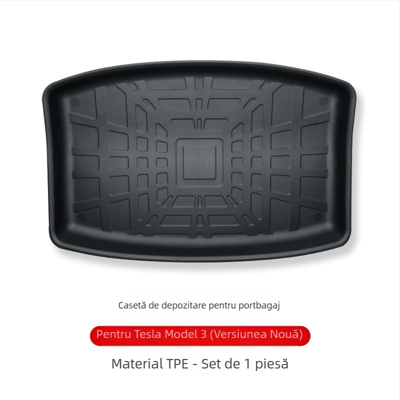 Covoraș portbagaj față pentru Tesla Model 3/Y – acoperire completă, TPE, Grad 92, Guangzhou Mingshi