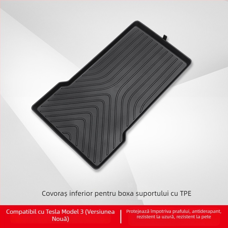 Covoraș portbagaj față pentru Tesla Model 3/Y – acoperire completă, TPE, Grad 92, Guangzhou Mingshi