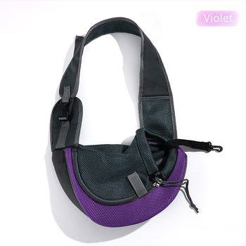 Geantă pentru animale de companie, pentru călătorii, cu țesătură respirabilă, curea crossbody pentru câini și pisici, design moale, marcă privată autorizată