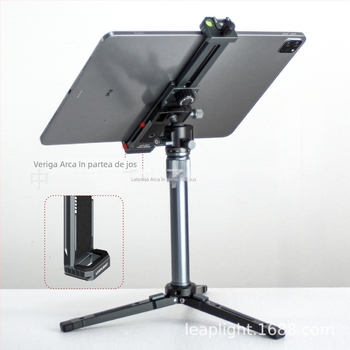 Suport de birou pentru telefoane mobile și tablete, construcție universală din aliaj