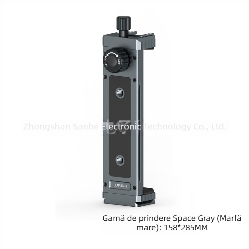 Suport de birou pentru telefoane mobile și tablete, construcție universală din aliaj