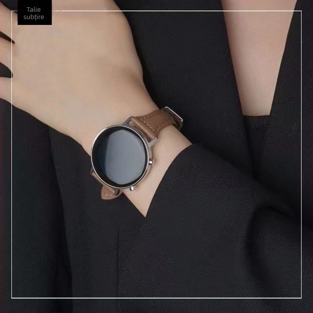 Huipeng Technology Brățară din piele naturală pentru Huawei GT3, Cataramă cu pin, Stil fashion, 2022