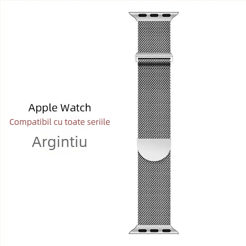 Brățară Milanese din metal pentru Apple Watch, încuietoare magnetică, interfață de 20 mm, 25 g, stil modern