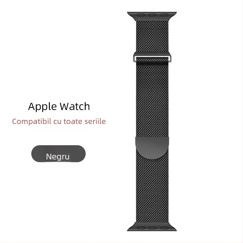 Brățară Milanese din metal pentru Apple Watch, încuietoare magnetică, interfață de 20 mm, 25 g, stil modern