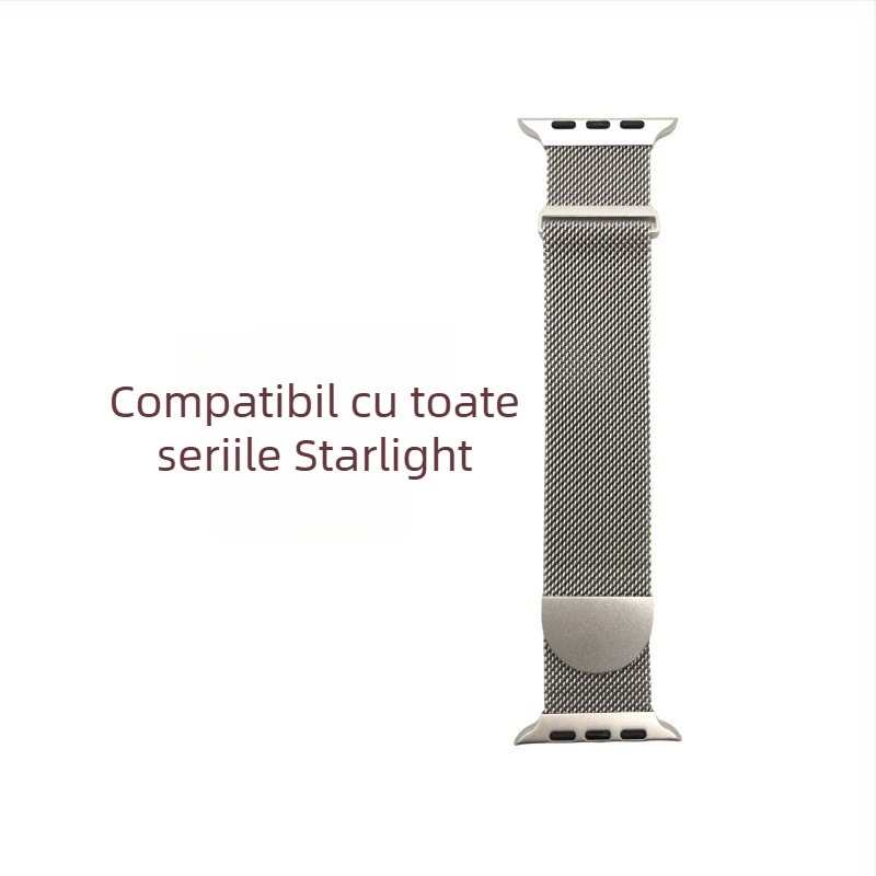Brățară Milanese din metal pentru Apple Watch, încuietoare magnetică, interfață de 20 mm, 25 g, stil modern