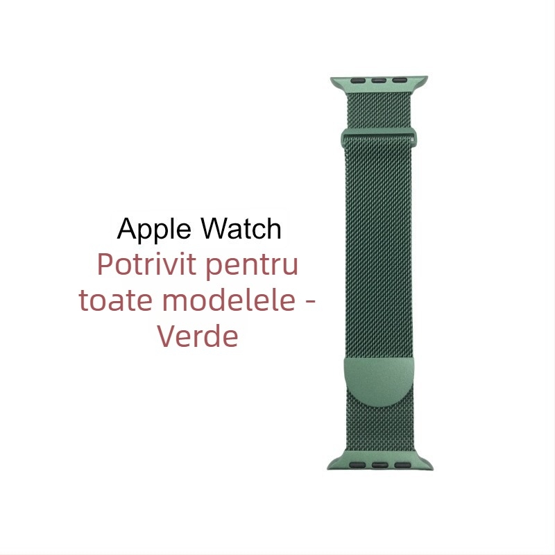 Brățară Milanese din metal pentru Apple Watch, încuietoare magnetică, interfață de 20 mm, 25 g, stil modern