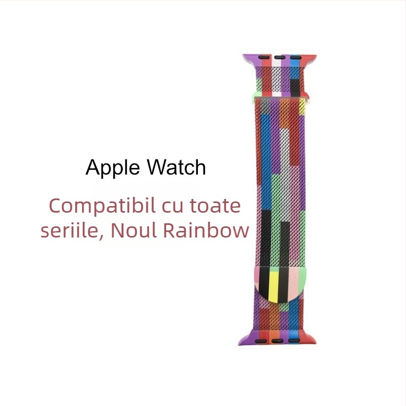 Brățară Milanese din metal pentru Apple Watch, încuietoare magnetică, interfață de 20 mm, 25 g, stil modern