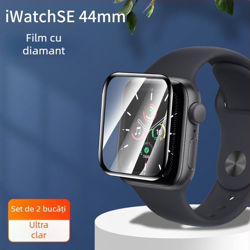 Protecție ecran din sticlă securizată pentru Apple Watch Seria 7–10