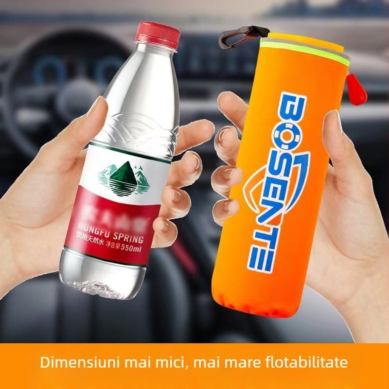 Colac de salvare auto cu umflare automată, cu spart geam și ciocan, dispozitiv portabil de salvare pentru vehicul