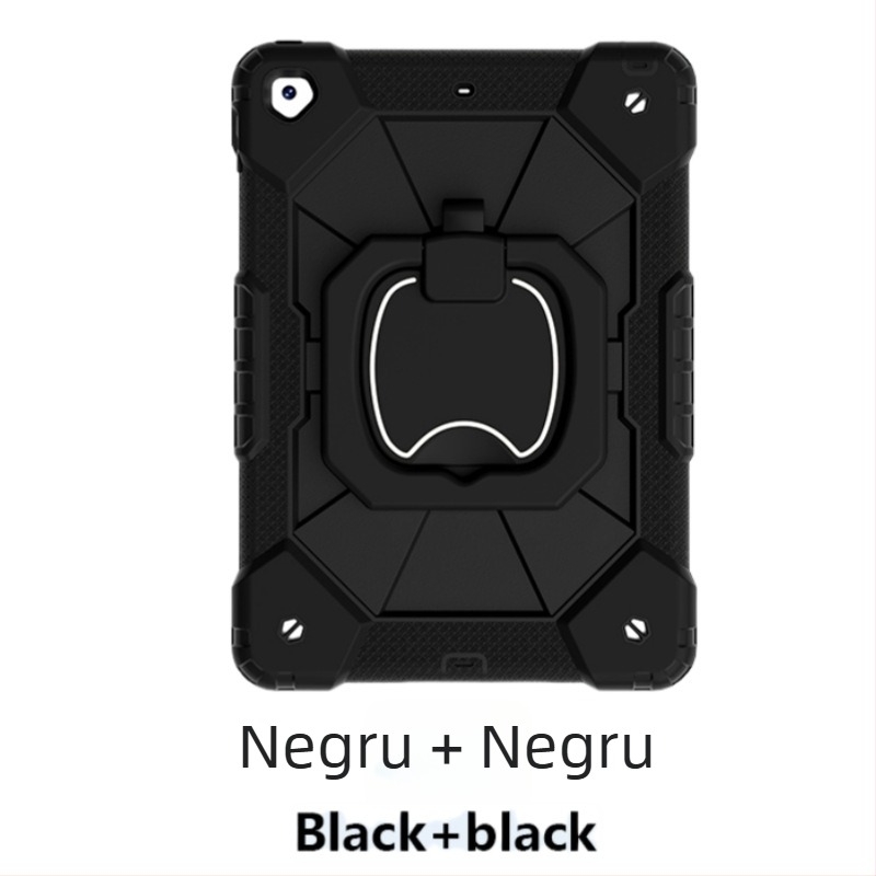 Carcasă de protecție pentru iPad, silicon + PC, antișoc, cu suport, antiuzură, pentru Apple iPad