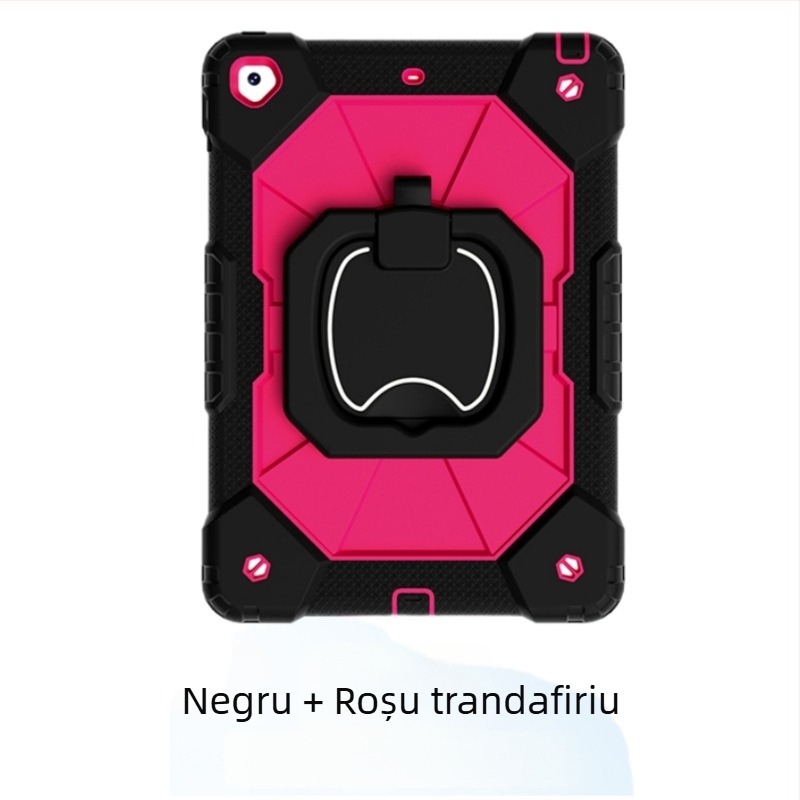 Carcasă de protecție pentru iPad, silicon + PC, antișoc, cu suport, antiuzură, pentru Apple iPad