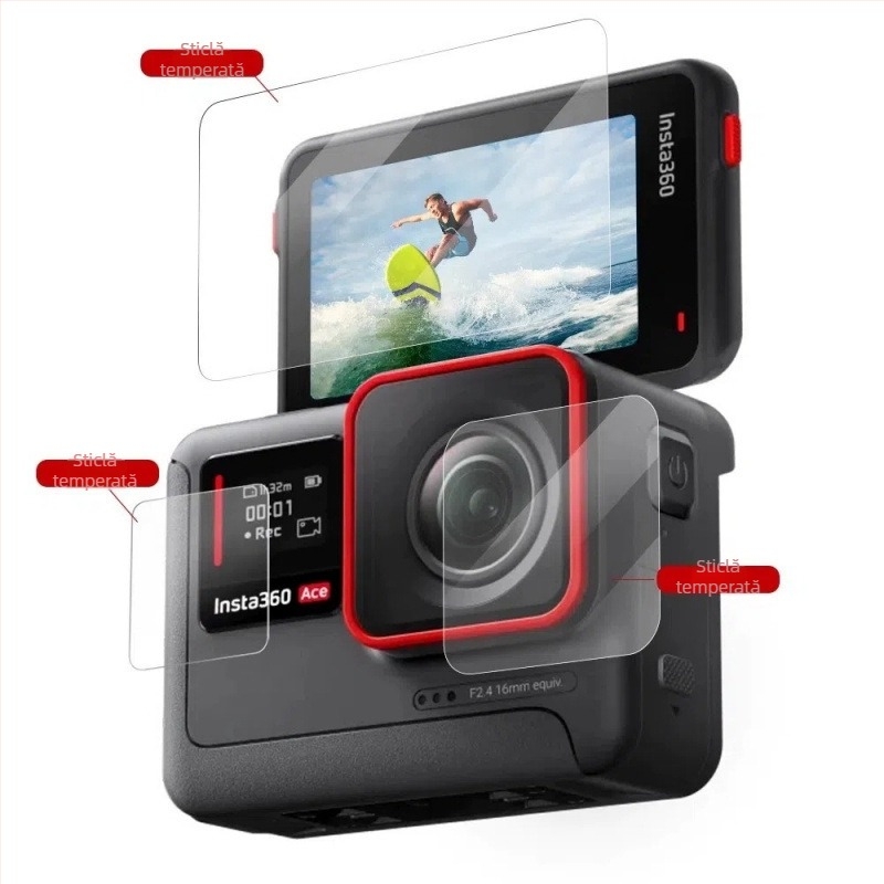 Accesorii pentru camera Insta360 Ace Pro 2 – curea pentru cap, curea pentru piept, clips pentru rucsac, suport pentru motocicletă