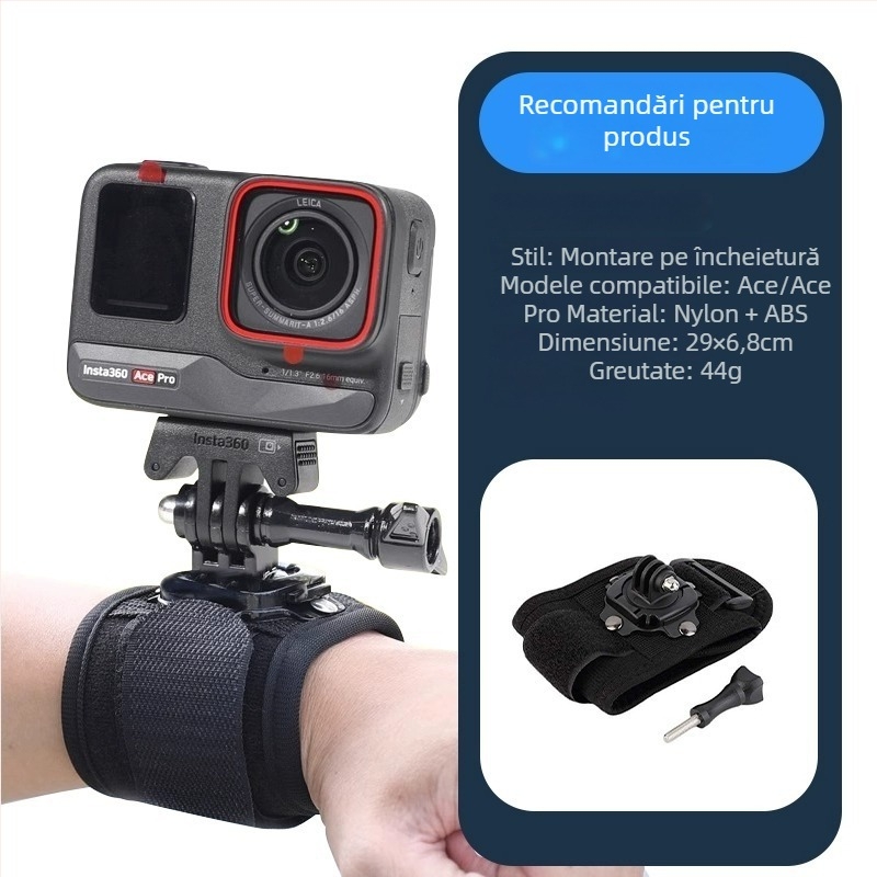 Accesorii pentru camera Insta360 Ace Pro 2 – curea pentru cap, curea pentru piept, clips pentru rucsac, suport pentru motocicletă