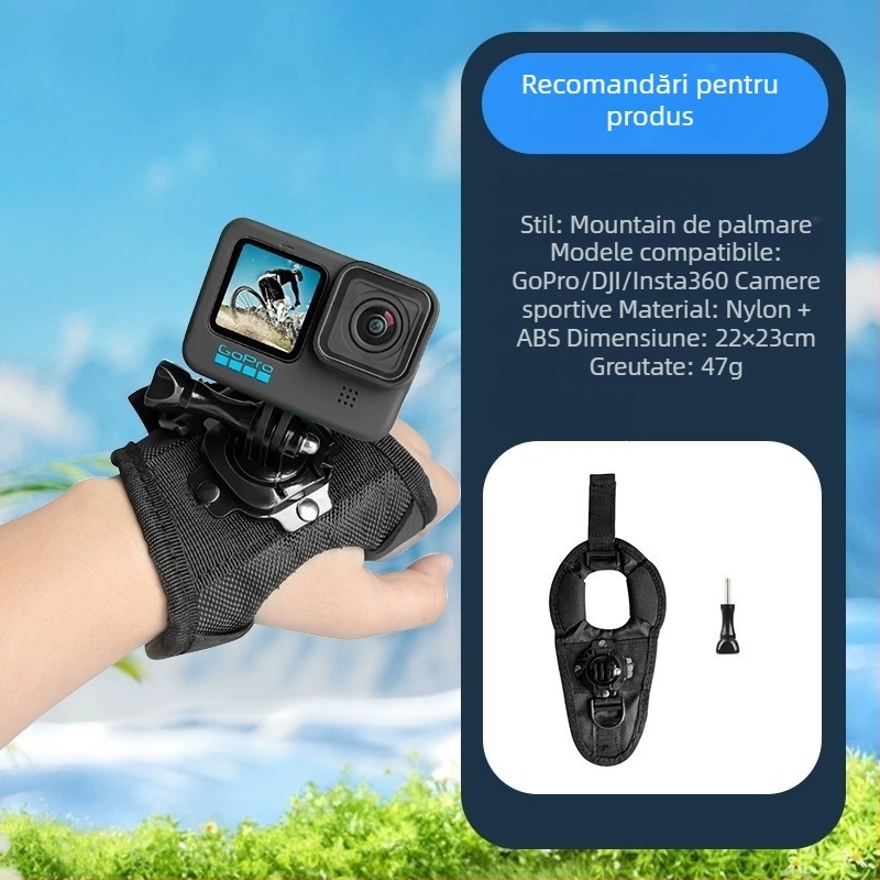 Accesorii pentru camera Insta360 Ace Pro 2 – curea pentru cap, curea pentru piept, clips pentru rucsac, suport pentru motocicletă