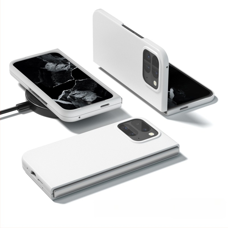 Husa pentru telefon pliabil Google Pixel 9 Pro Fold - carcasă PC rigidă, protecție anti-cadere, prelucrare CNC, personalizare disponibilă