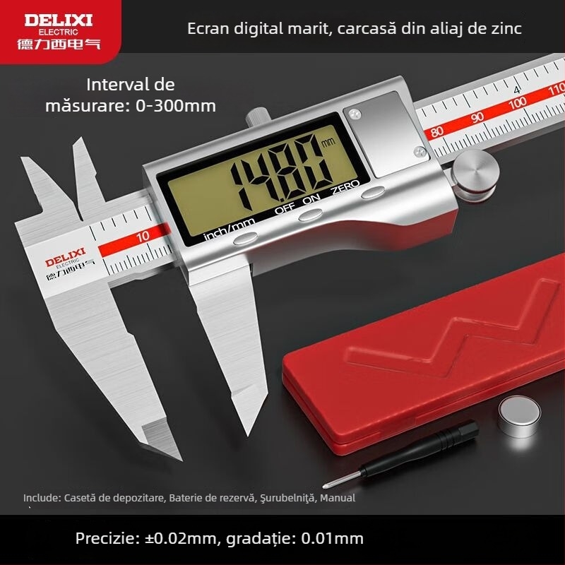 Caliper digital Delixi Electric – industrial – afișaj digital