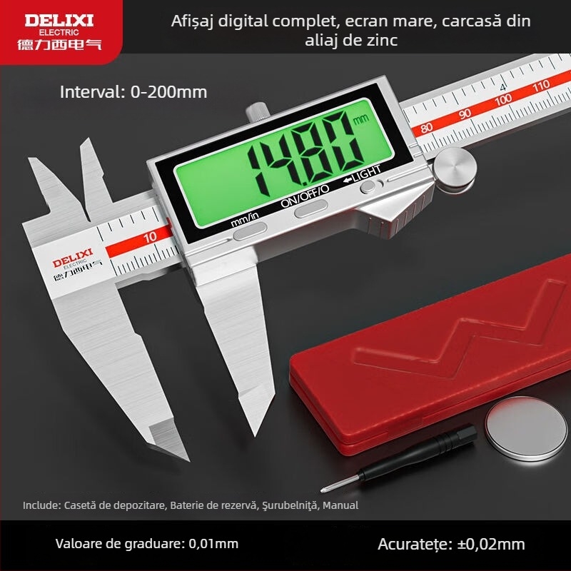 Caliper digital Delixi Electric – industrial – afișaj digital