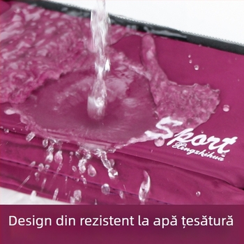 Geantă de talie pentru bărbați – impermeabilă, Oxford, curea cross-body, stil urban simplu, model monocrom