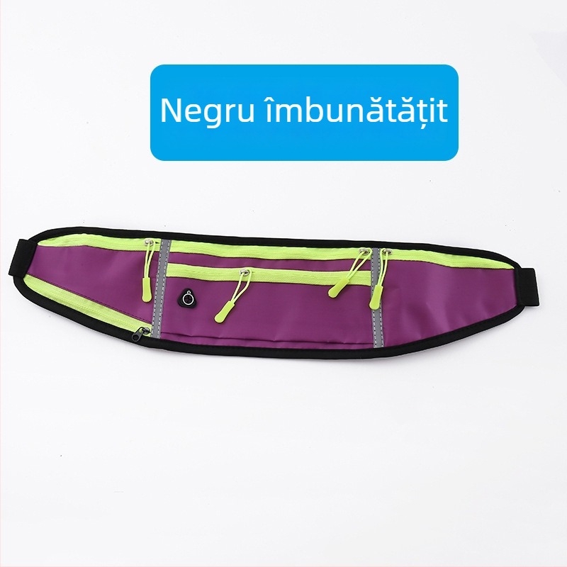 Geantă de talie pentru ciclism - nylon impermeabil unisex, husă sport, cu suport pentru sticlă de apă, ultra-ușoară, pentru activități în aer liber (Nylon; Impermeabil; Ultra-ușoară; Suport pentru sticlă de apă; Unisex)