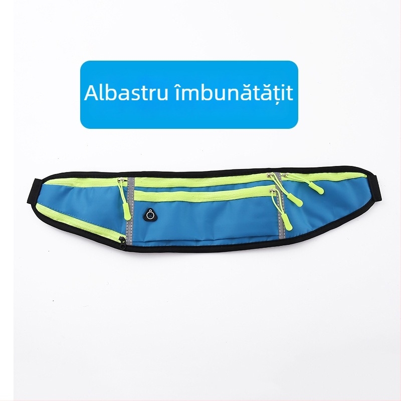 Geantă de talie pentru ciclism - nylon impermeabil unisex, husă sport, cu suport pentru sticlă de apă, ultra-ușoară, pentru activități în aer liber (Nylon; Impermeabil; Ultra-ușoară; Suport pentru sticlă de apă; Unisex)