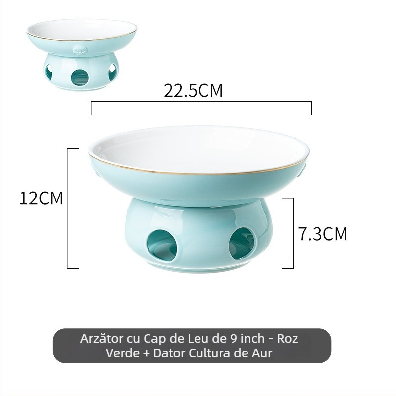 Placă de încălzire din aliaj de fier, încălzită cu lumânare, pentru wok uscat în stil Hunan