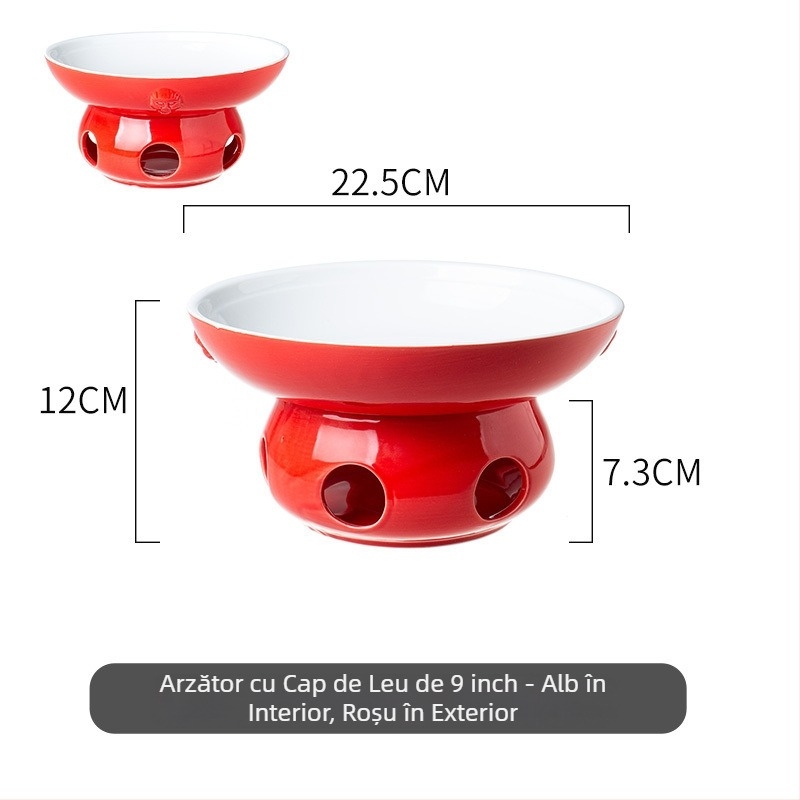 Placă de încălzire din aliaj de fier, încălzită cu lumânare, pentru wok uscat în stil Hunan