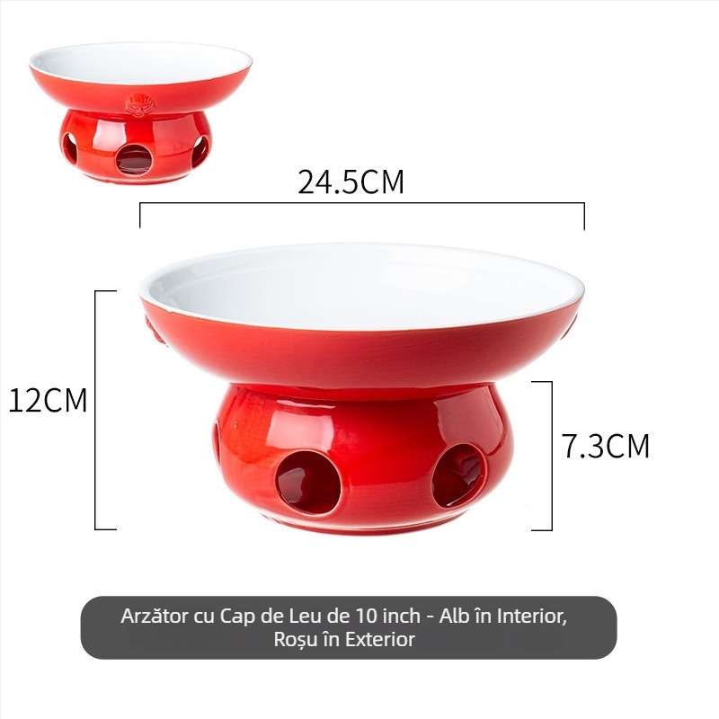 Placă de încălzire din aliaj de fier, încălzită cu lumânare, pentru wok uscat în stil Hunan