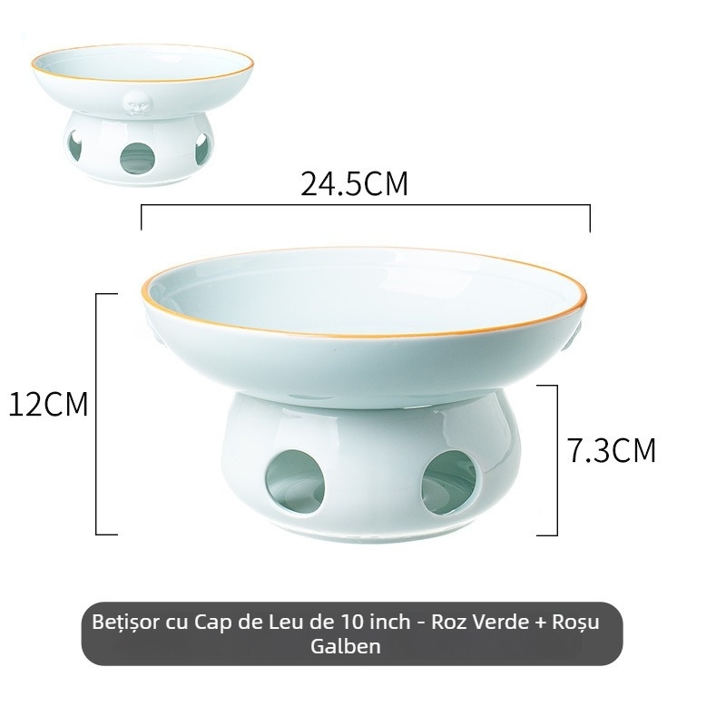 Placă de încălzire din aliaj de fier, încălzită cu lumânare, pentru wok uscat în stil Hunan