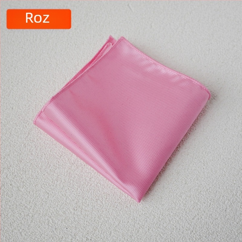 Batistă de buzunar - poliester mătase, stil lux lejer, țesătură Jacquard, model uni